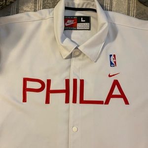 Used NBA warm-up jersey